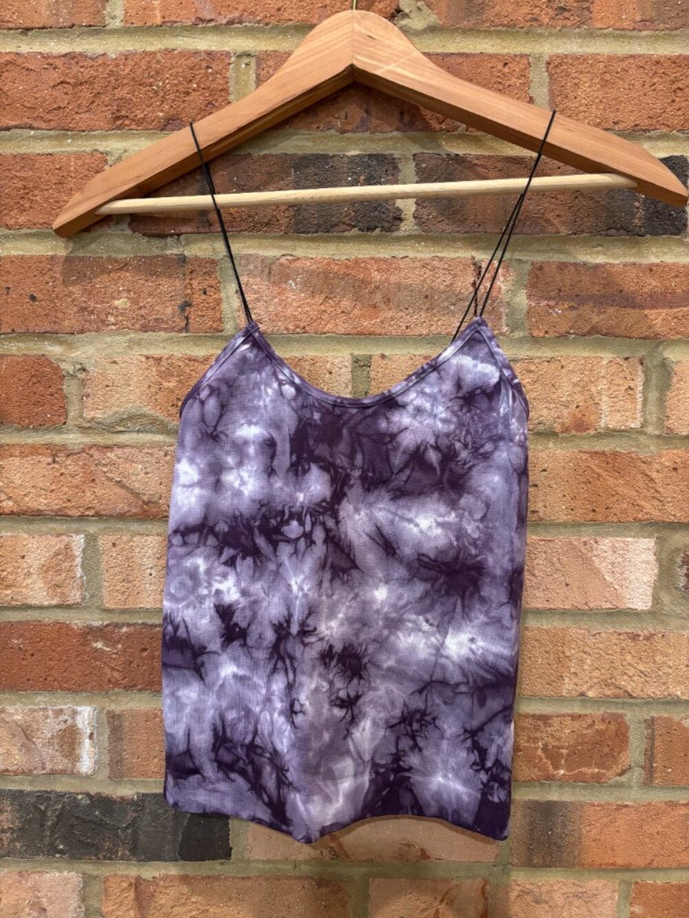 Nikibiki Purple Tie-Dye Cami Tank Top | Seamless Stretch | One Size